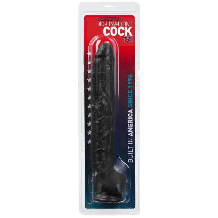 Фалоімітатор Doc Johnson Dick Rambone Cock Black — фото 6