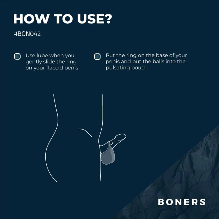 Ерекційне кільце Boners Stimulating Ball Pouch — фото 12