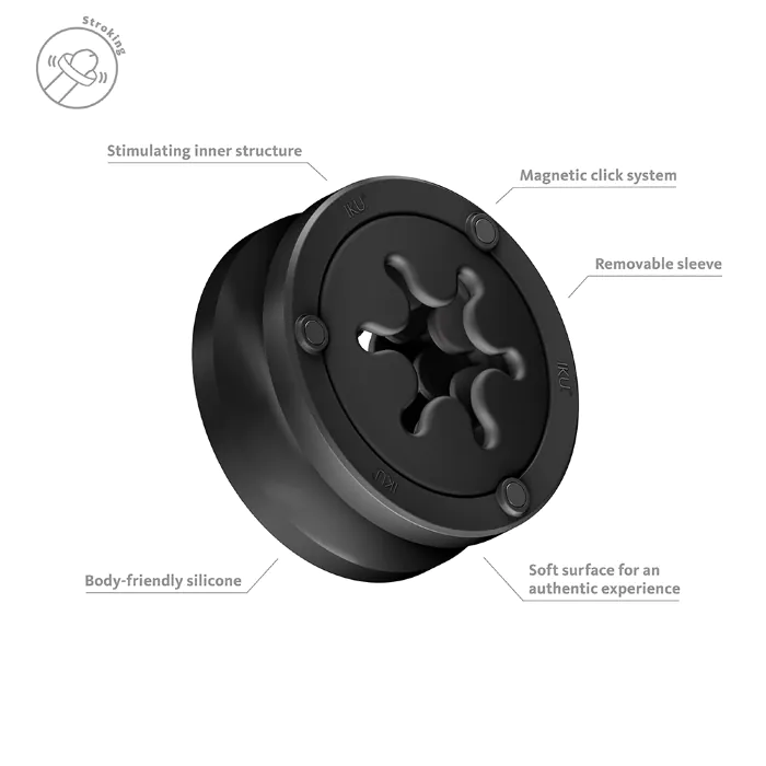 Маструбатор Fun Factory IKU Flex Black — фото 8