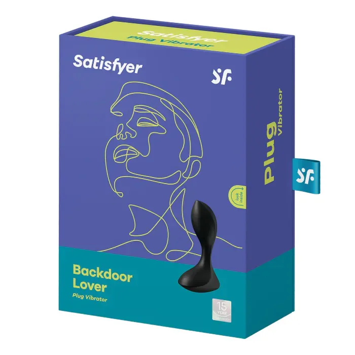 Анальна пробка з вібрацією Satisfyer Backdoor Lover black — фото 7