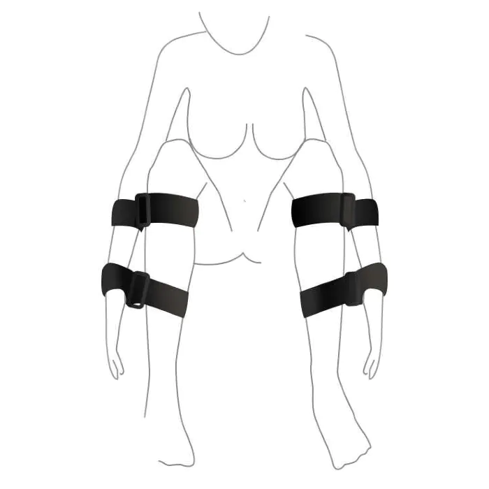 Набір для фіксації Art of Sex BDSM Hands to feet Simple — фото 7