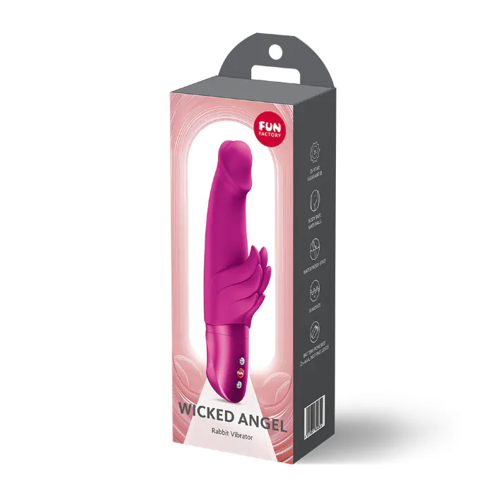 Вібратор-кролик Fun Factory Wicked Angel Magenta — фото 8