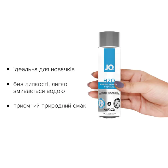Лубрикант водній основі JO H2O Original 120 мл — фото 2
