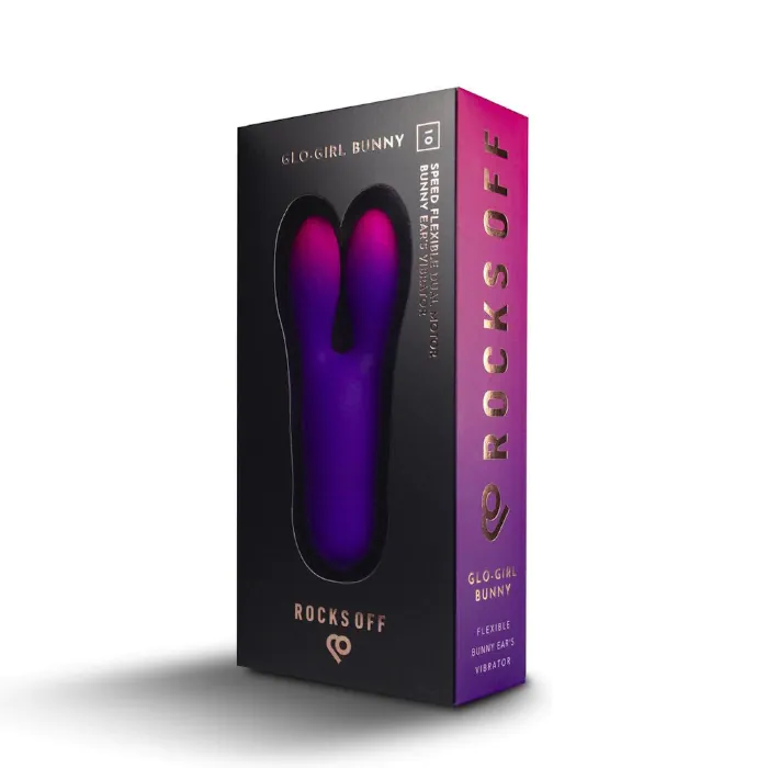 Вібратор Rocks Off Glo Girl Bunny — фото 8
