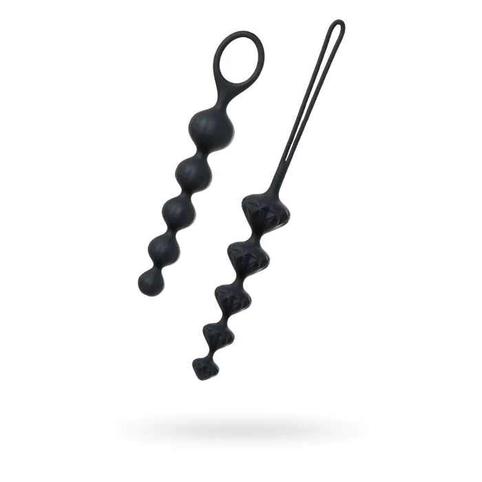 Анальні намисто Satisfyer Beads Black — фото 3