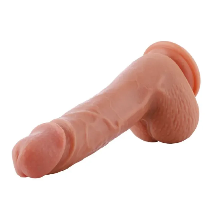 Ультрареалістичний фалоімітатор для секс-машин Hismith 8.3″ 2-layers Silicone Flesh Dildo