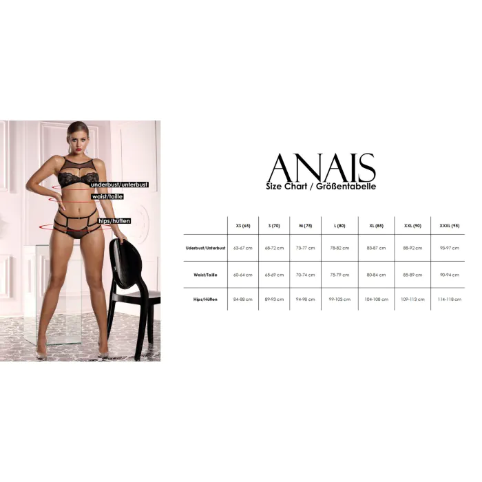 Стрінги Anais Apparel Ava Black — фото 3