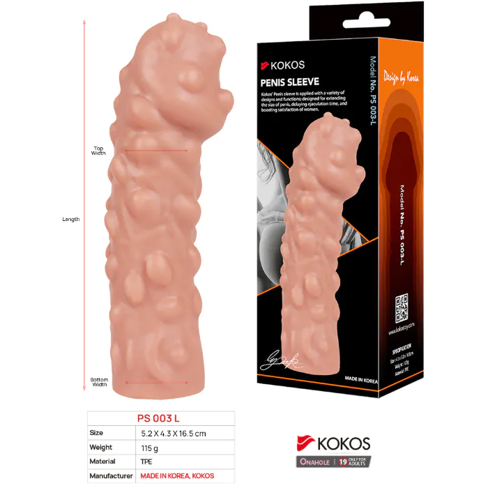 Насадка Kokos Penis Sleeve PS 003 L — фото 3