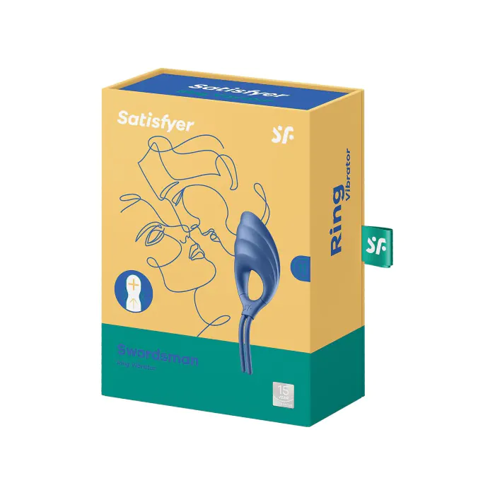 Ерекційне віброкільце Satisfyer Swordsman Blue — фото 4