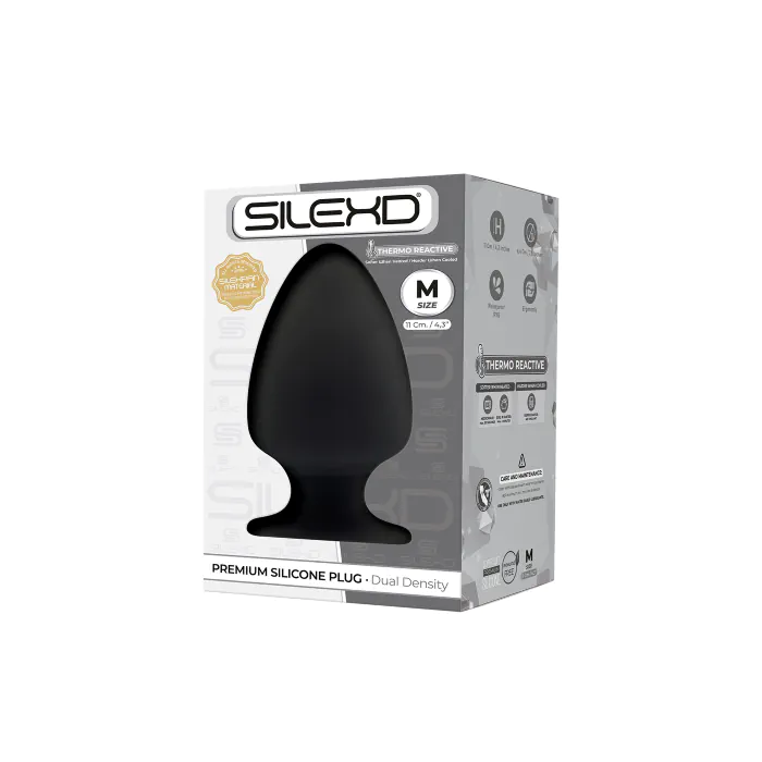 Анальна пробка SilexD Plug Model 1 Black M — фото 6