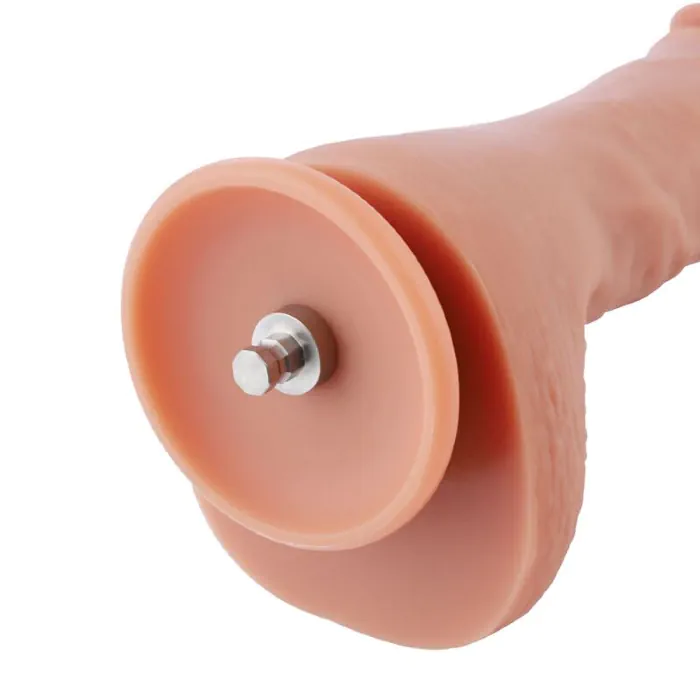 Ультрареалістичний фалоімітатор для секс-машин Hismith 8.3″ 2-layers Silicone Flesh Dildo — фото 6