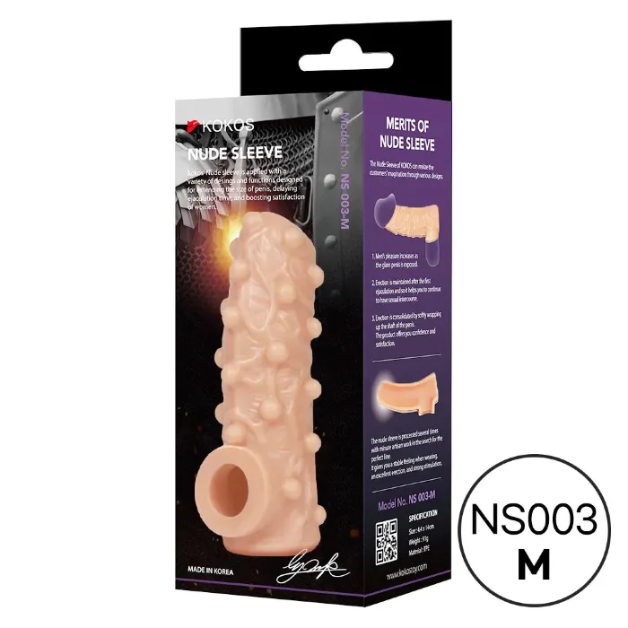 Насадка на член Kokos Nude Sleeve NS 003 M — фото 5
