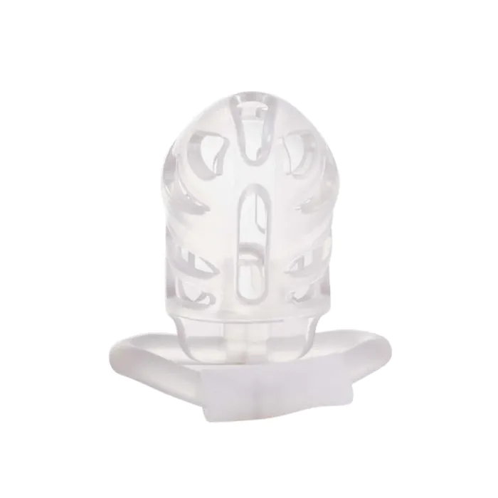 Клітка для пеніса Lockink Sevanda Plastic Chastity Cage Transparent — фото 7