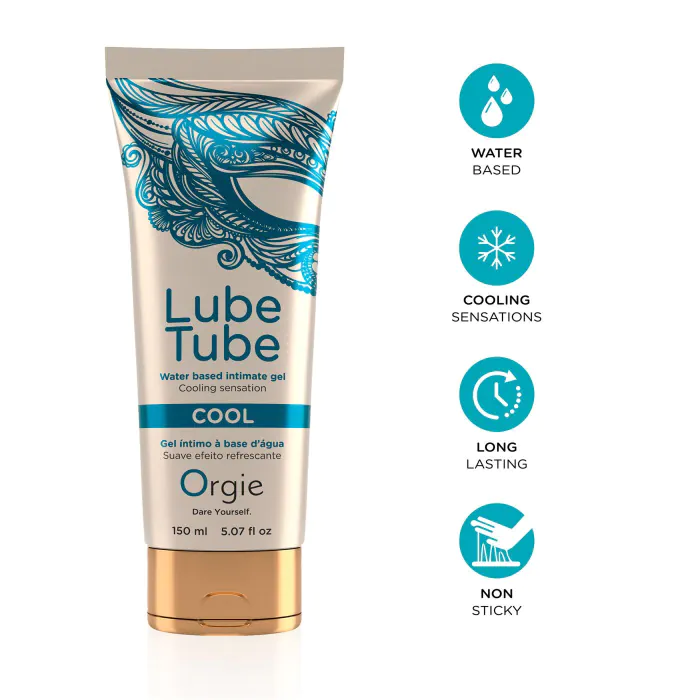 Лубрикант на водній основі Orgie Lube Tube Cool 150 мл — фото 3
