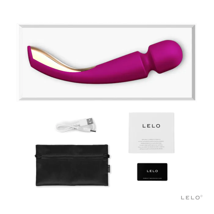 Вібромасажер Lelo Smart Wand 2 Medium Deep Rose — фото 3