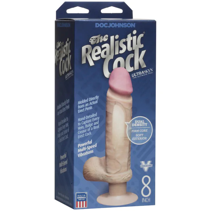 Фалоімітатор Doc Johnson The Realistic Cock 8 Ultraskin — фото 2