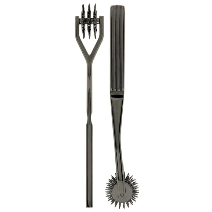 Колесо Вартенберга голчасте на 3 ряди зубців Doc Johnson Kink-Spike - Solid Metal Pinwheel - 3 Wh