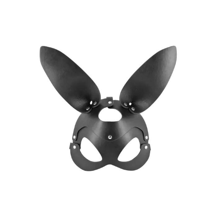 Маска зайчика Fetish Tentation Black