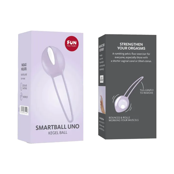 Вагінальна кулька Fun Factory Smartballs Uno White - Pastel Lilac — фото 6