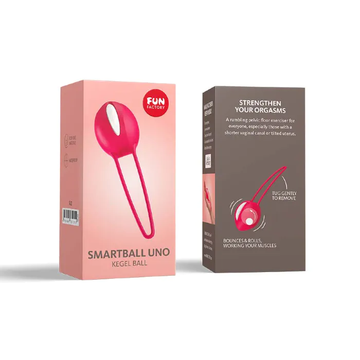 Вагінальна кулька Fun Factory Smartballs Uno White-India Red — фото 4