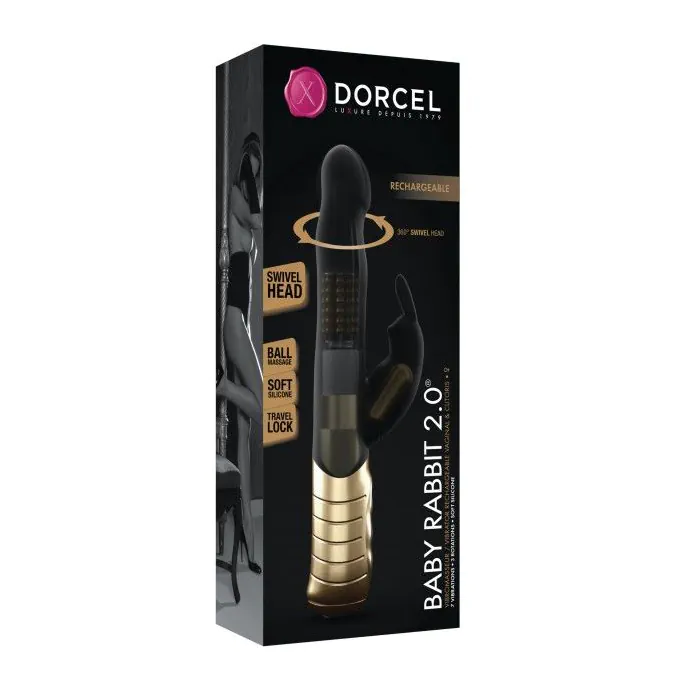 Вібратор-кролик Dorcel Baby Rabbit Gold 2.0 — фото 7
