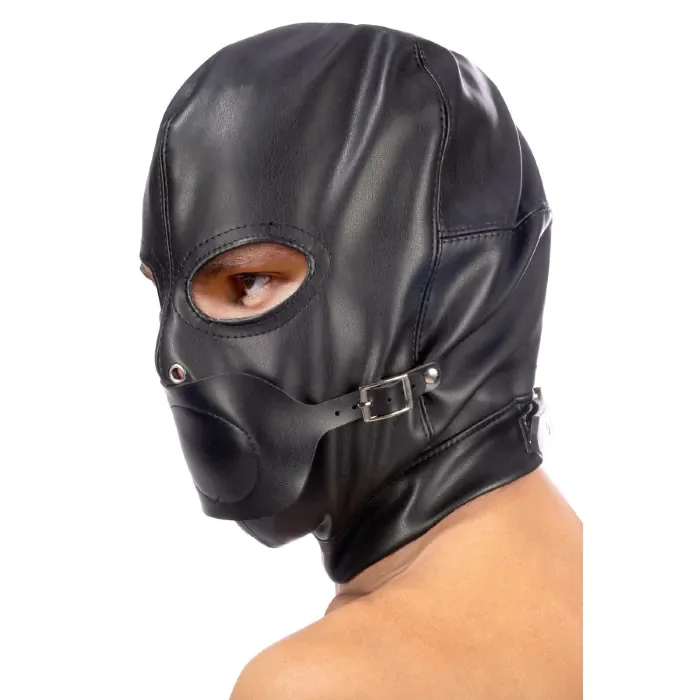 Каптур з кляпом Fetish Tentation Black — фото 4