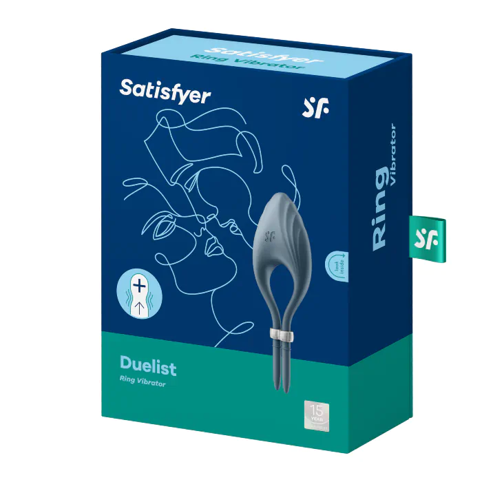 Вібро кільце Satisfyer Duelist dark blue — фото 7