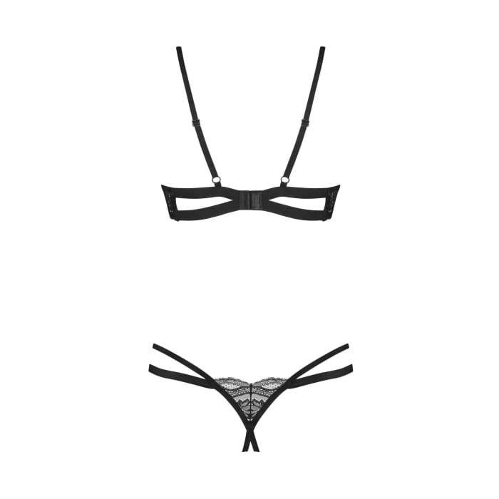 Комплект Obsessive Nutris 2-pcs crotchless set — фото 14