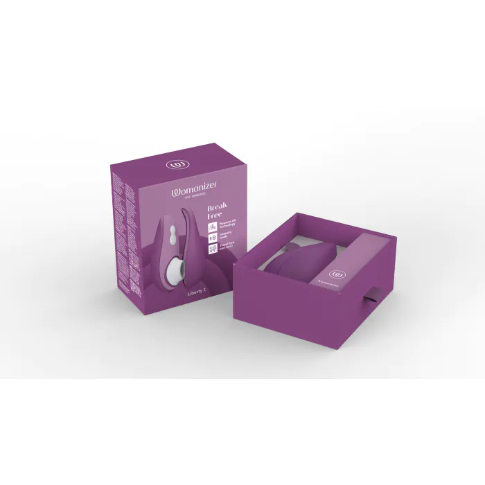 Вакуумний стимулятор Womanizer Liberty 2 Purple — фото 12