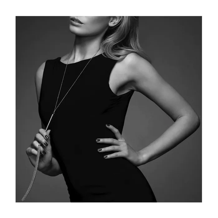 Ланцюжок батіг на шию Bijoux Indiscrets MAGNIFIQUE Necklace Whip - Gold — фото 4