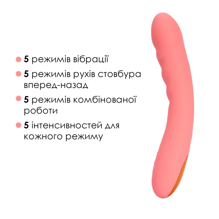Смарт-вібратор з пульсацією Svakom Ava Neo Peach Pink — фото 5