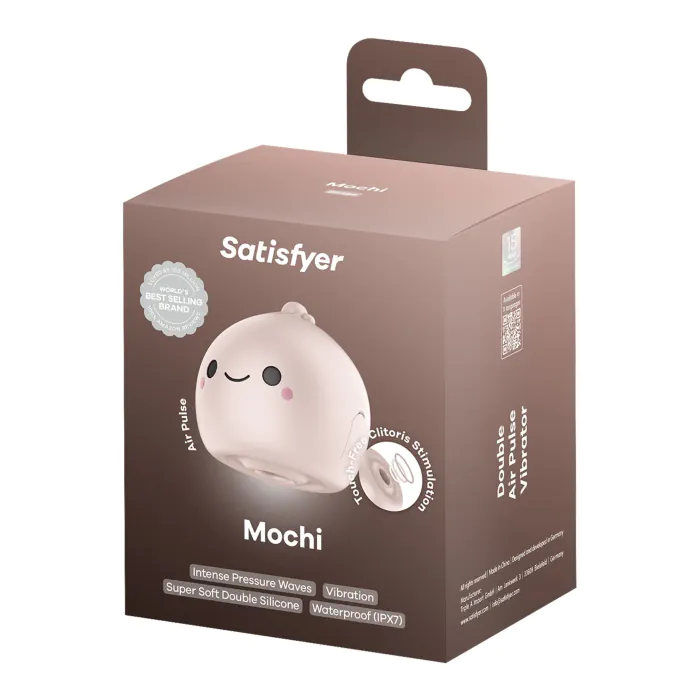 Вакуумний кліторальний стимулятор Satisfyer Mochi Beige — фото 6