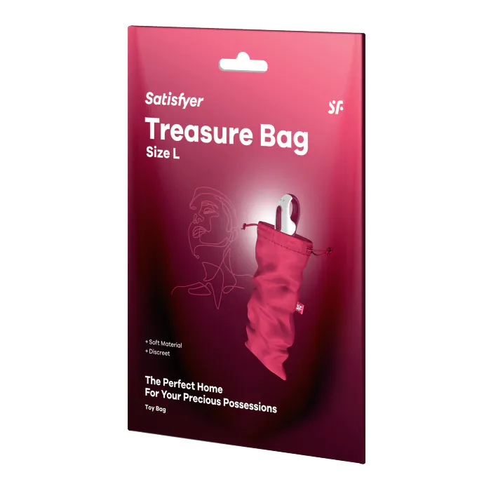 Мішечок для зберігання іграшок Satisfyer Treasure Bag L Pink — фото 3