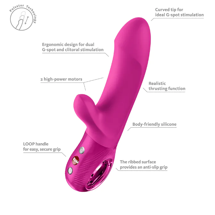 Пульсатор Fun Factory Bi Stronic Embrace Magenta — фото 6