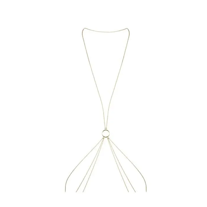 Ланцюжок для тіла Bijoux Indiscrets Magnifique 8 Body Chain - Gold — фото 2