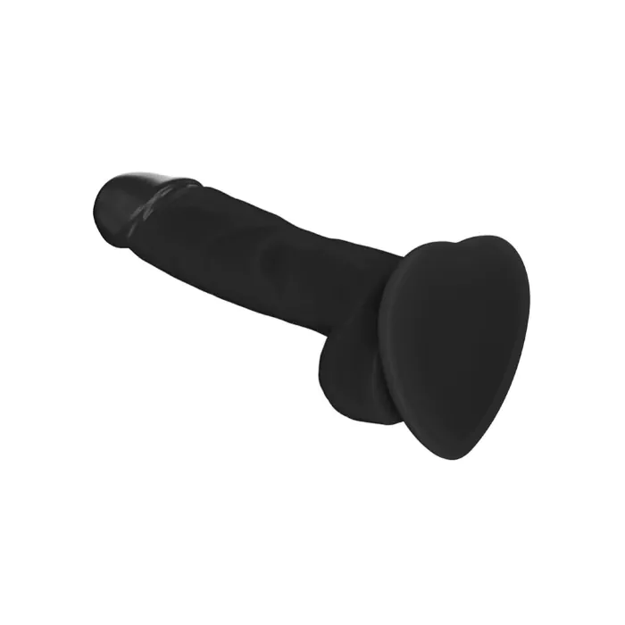 Реалістичний фалоімітатор Strap-On-Me SOFT REALISTIC DILDO Black - Size S — фото 2