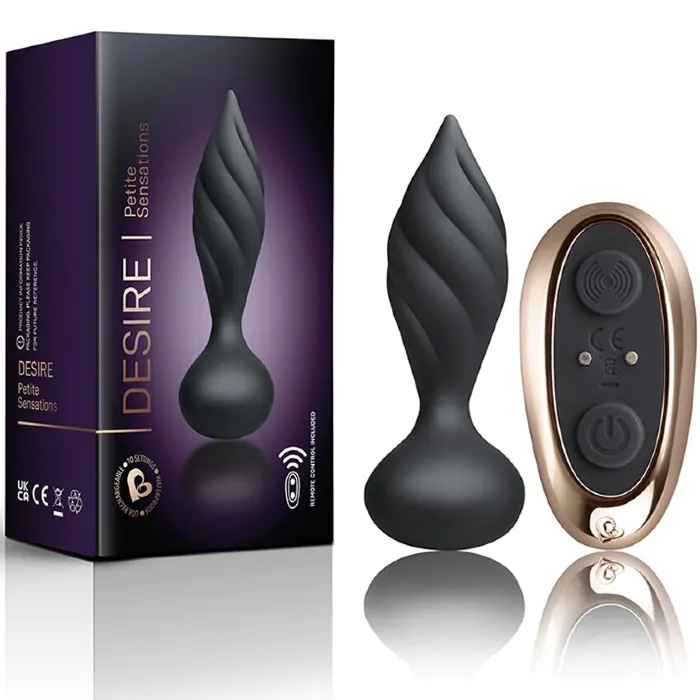 Анальна вібропробка Rocks Off Petite Sensations Desire Black — фото 3