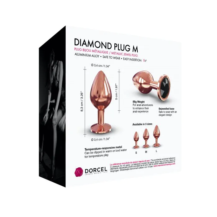 Анальний корок Dorcel DIAMOND PLUG M — фото 6