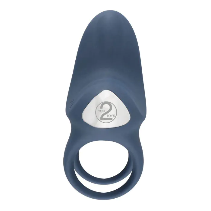 Ерекційне віброкільце You2Toys Vibrating Double Ring Blue