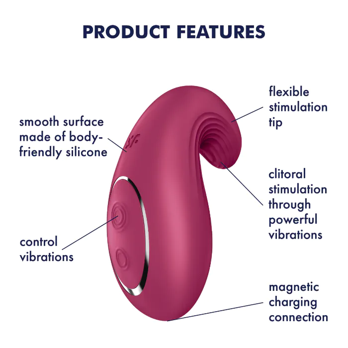 Вібратор Satisfyer Dipping Delight red — фото 8