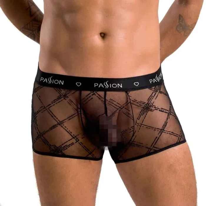 Чоловічі боксери Passion 032 Short James XXL/XXXL Black