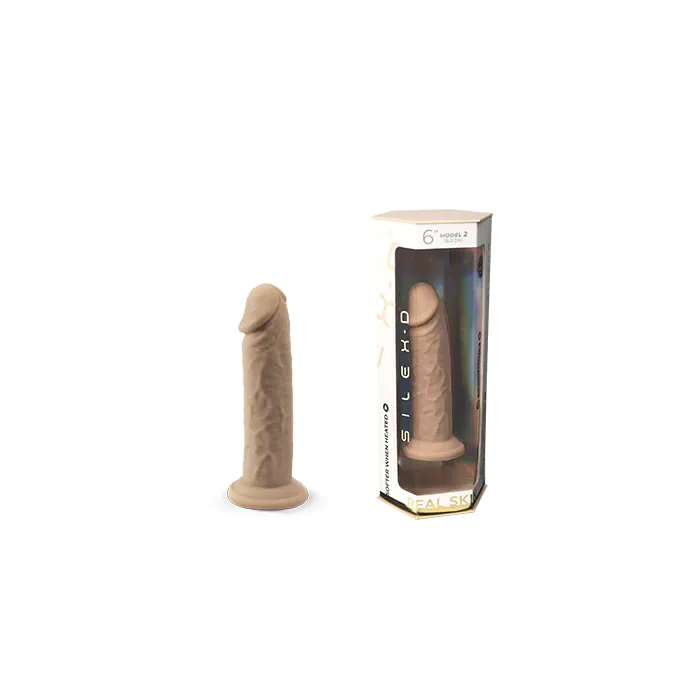 Фалоімітатор SilexD Real Skin Flesh Real Skin Model 1 Robby 6” — фото 6