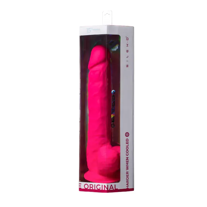 Фалоімітатор SilexD Model 1 Kingston 15" Pink — фото 8