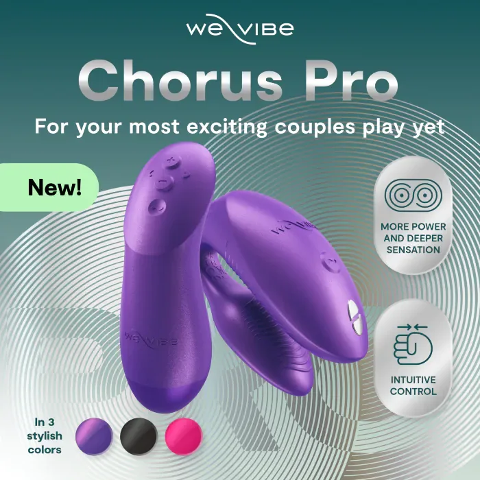 Парний смартвібратор We-Vibe Chorus Pro Cosmic purple — фото 31