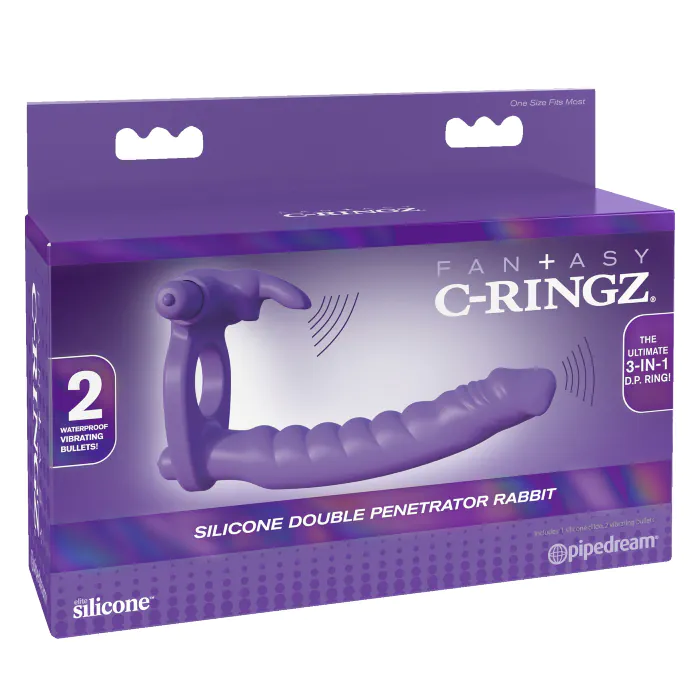 Вібратор Fantasy C-Ringz FCR Silicone Double — фото 7