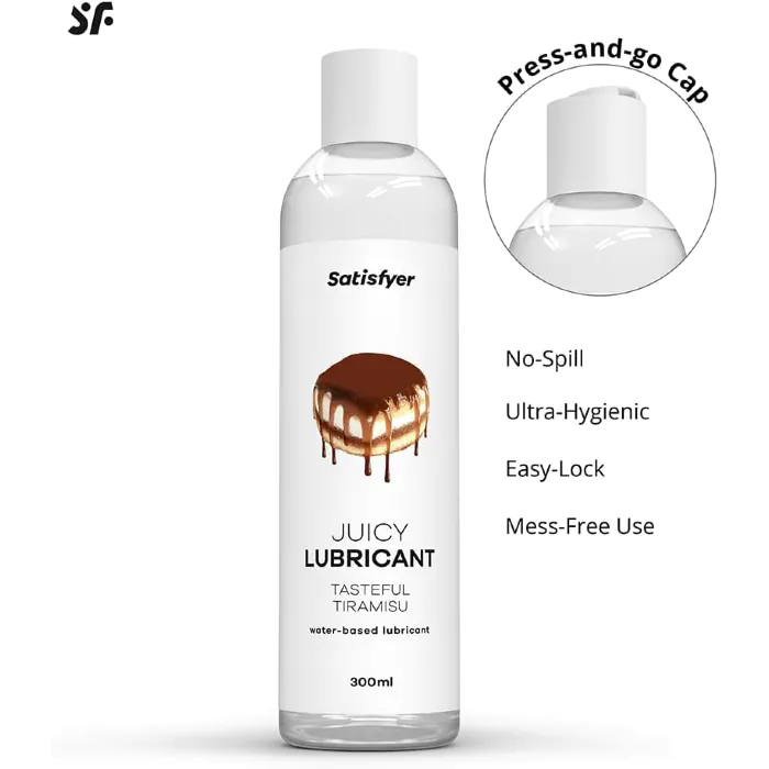 Лубрикант Satisfyer Juicy Lubricant Tasteful Tiramisu 300 мл — фото 4