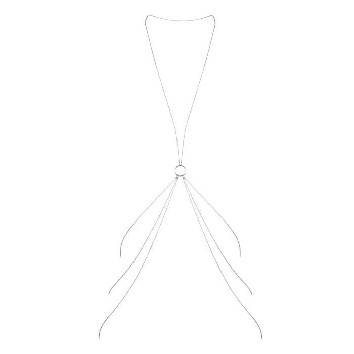Ланцюжок для тіла Bijoux Indiscrets Magnifique 8 Body Chain Silver