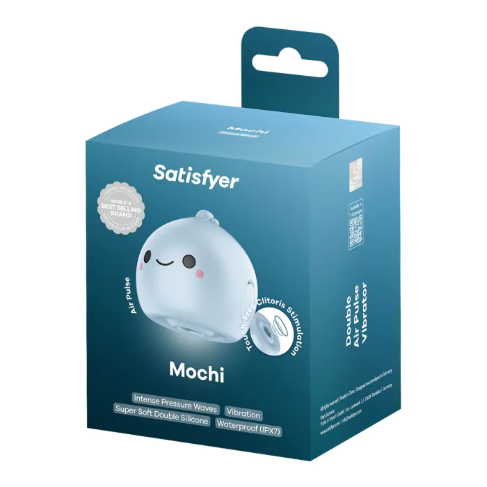 Вакуумний кліторальний стимулятор Satisfyer Mochi Frost Blue — фото 6