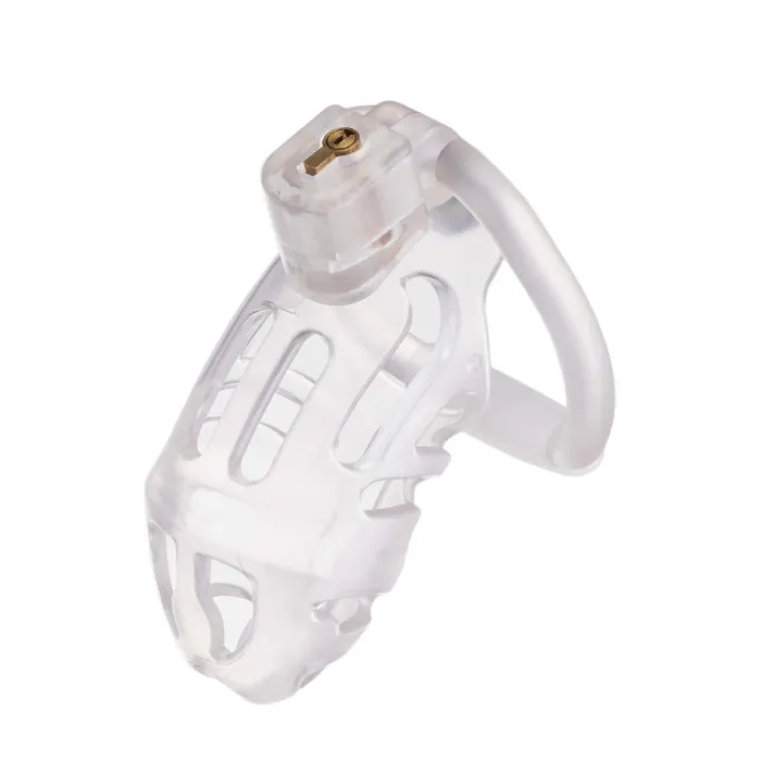 Клітка для пеніса Lockink Sevanda Plastic Chastity Cage Transparent — фото 4