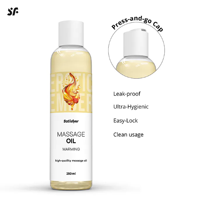 Масажна олія Satisfyer Massage Oil Warming 250 мл — фото 5